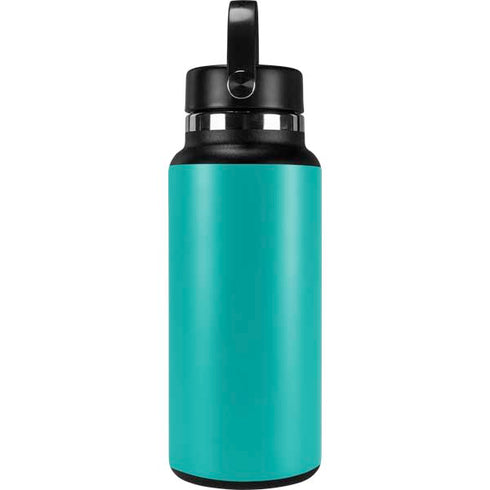 Aqua Blue Blue Solid Hydro Flask 32oz Wide Mouth Skin